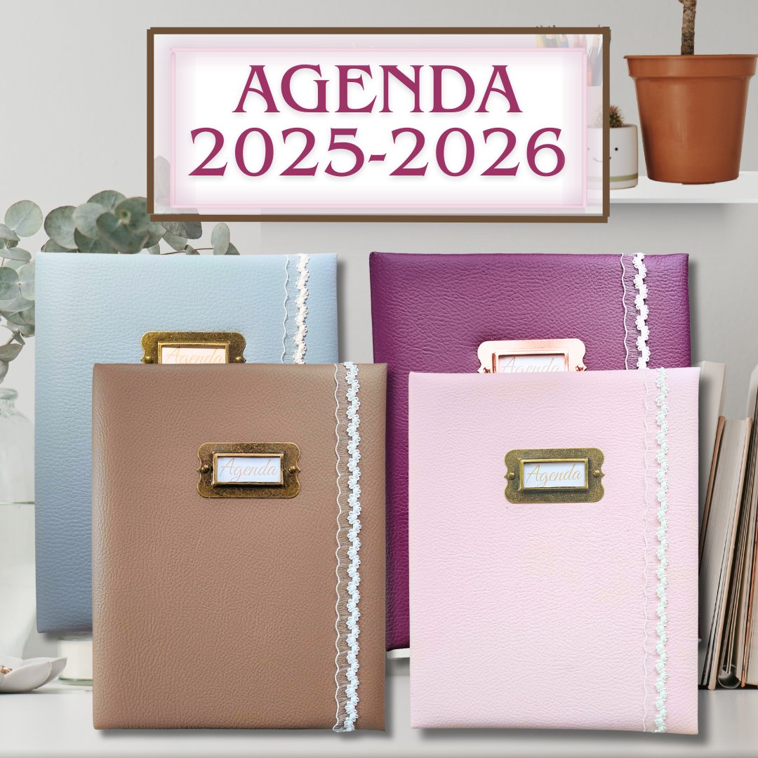 AGENDAS Créatif et STICKERS Coloriage Adulte 2025 2026