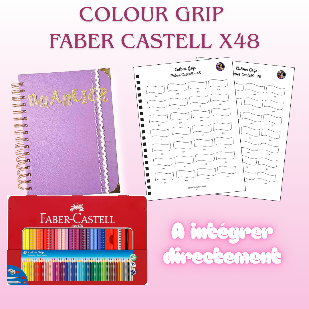 Nuancier Colour Grip Faber Castell x48