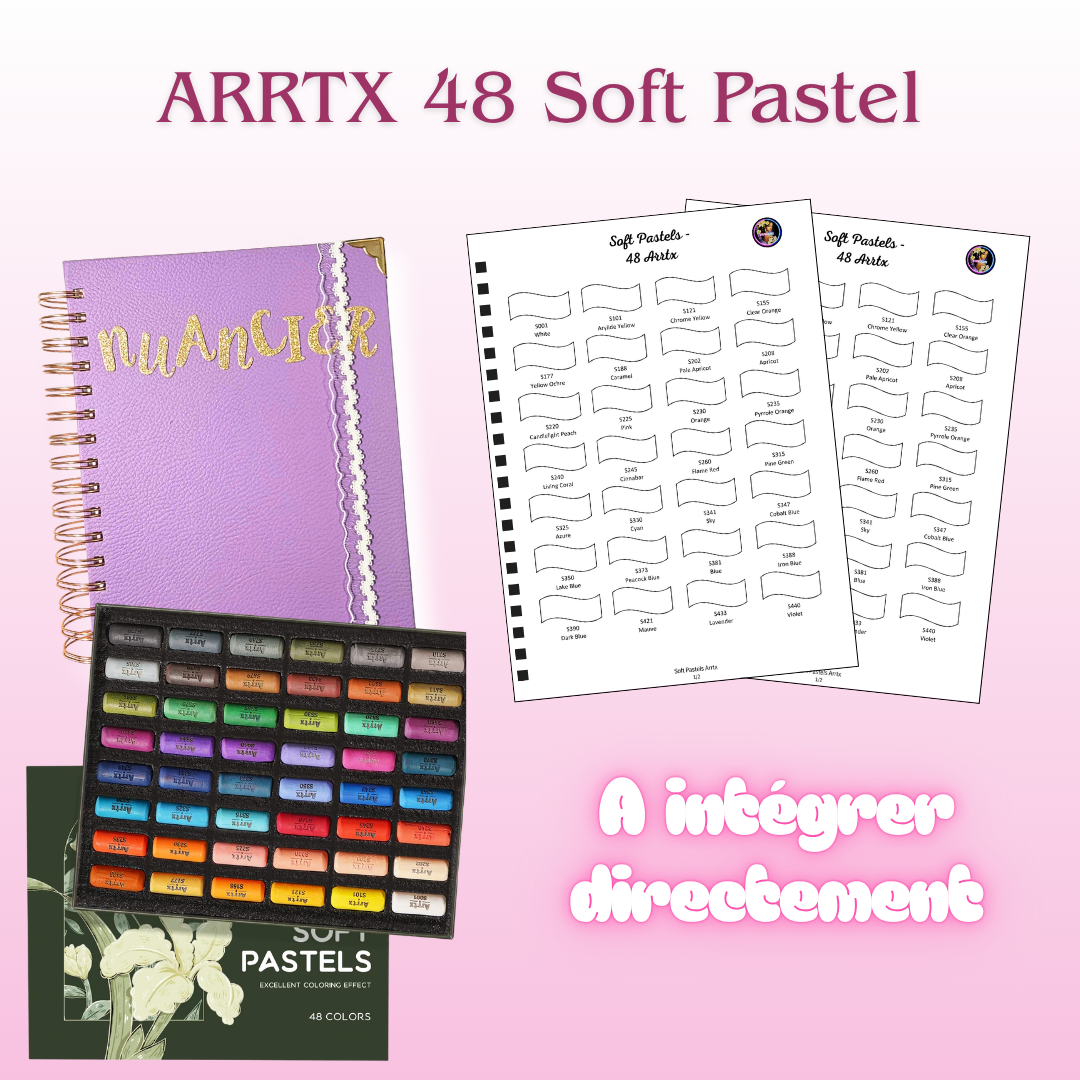 Nuancier SOFT PASTELS ARRTX x 48