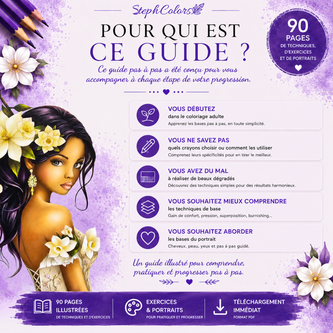Débuter le coloriage adulte | Ebook PDF illustré