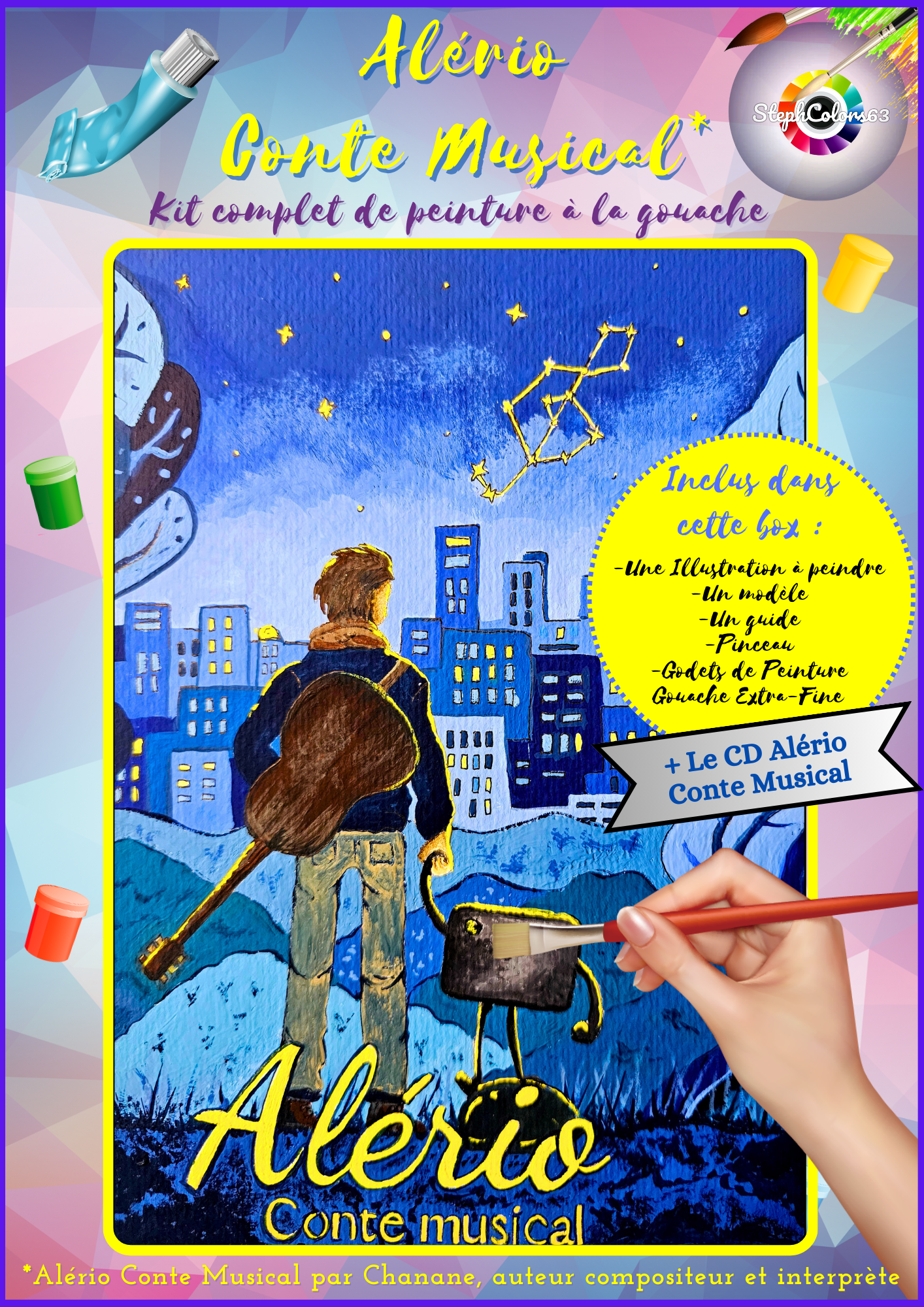 BOX Alério - Kit Complet de Gouache Extra-Fine