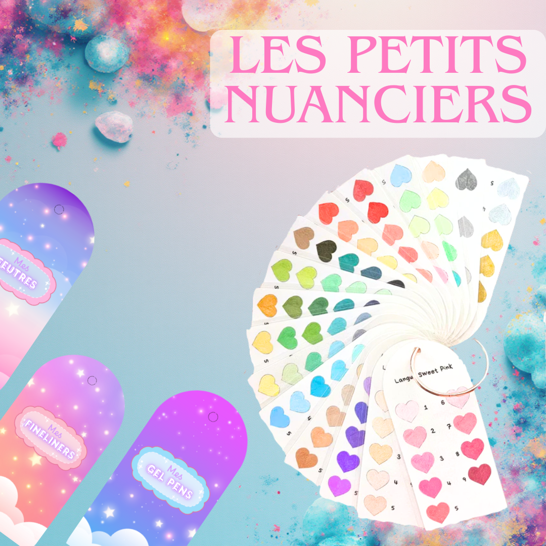 Les Petits Nuanciers avec Anneaux