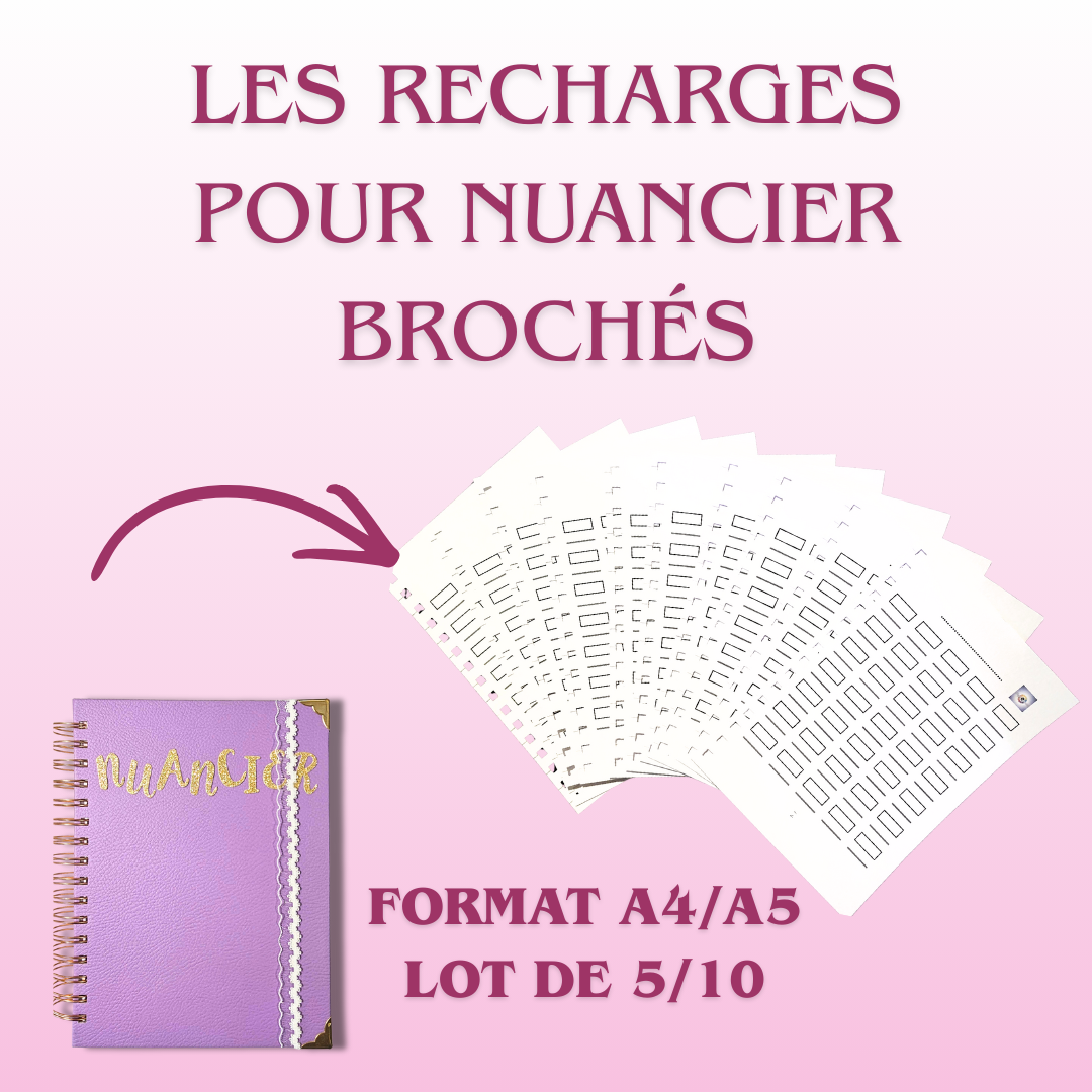 Les Recharges pour vos Nuanciers