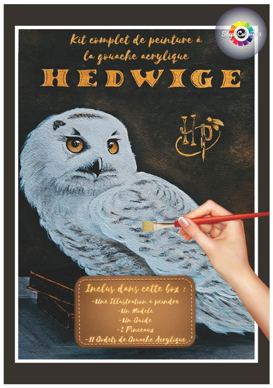 BOX Hedwige - Kit Complet de Gouache Acrylique