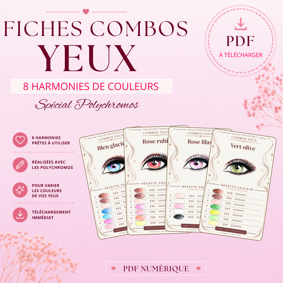 Color Chart Acrylic Markers Set ARRTX x30