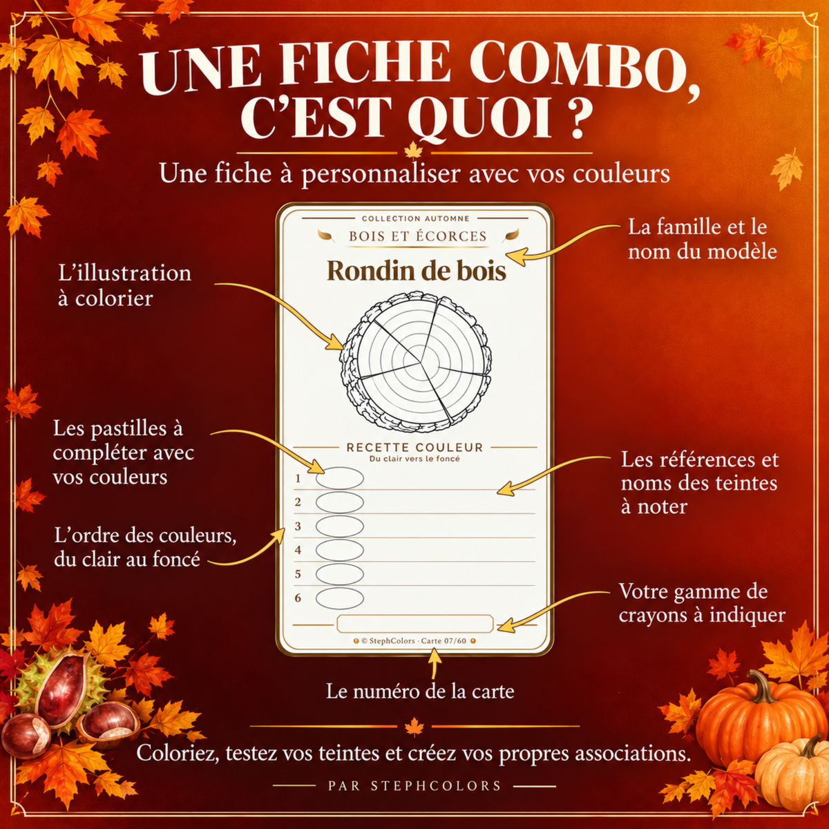 Duo Premium Fiches Combos Automne + Halloween – 120 Harmonies + 120 Fiches à Personnaliser
