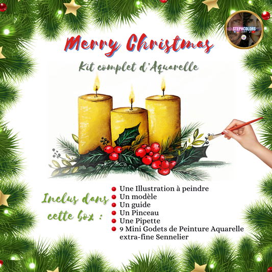 LA BOX CHRISTMAS - COMPLETE EXTRA FINE WATERCOLOR KIT