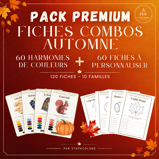 Pack Premium Fiches Combos Automne – 60 Harmonies + 60 Fiches à Personnaliser