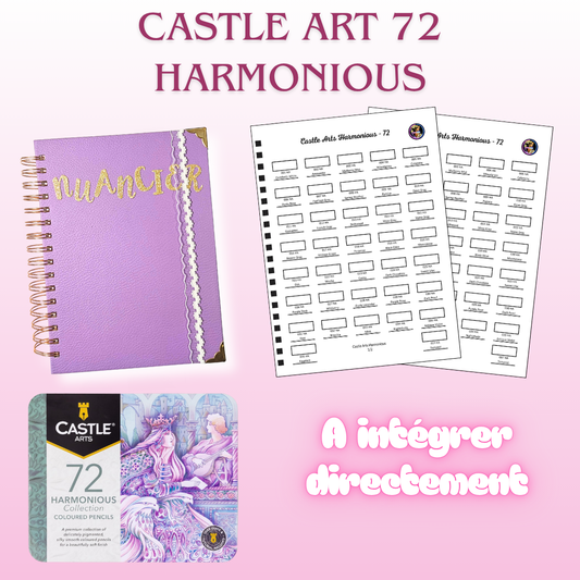 Nuancier Castle Arts HARMONIOUS x72