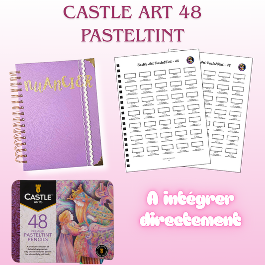 Nuancier Castle Art Pasteltint x 48