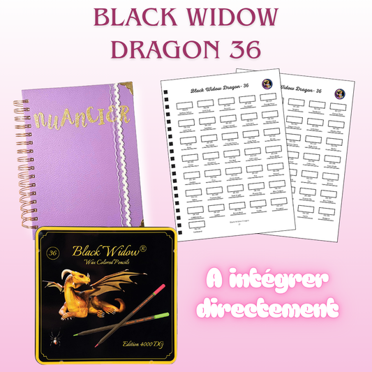 Nuancier Black Widow Dragon x36