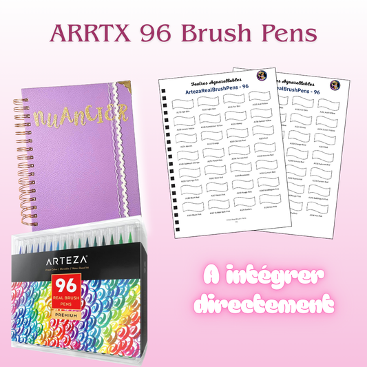 Nuancier ARTEZA Real Brush Pens x96