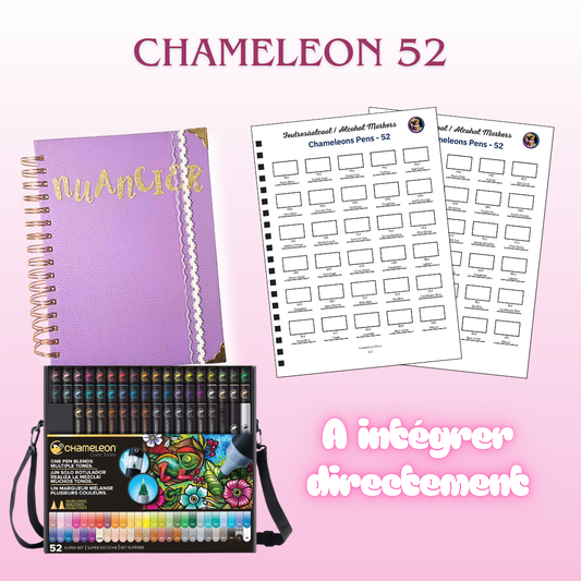 Nuancier CHAMELEON Markers x 52