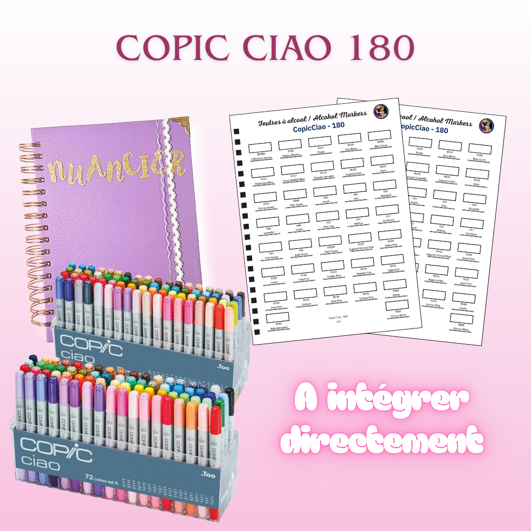 Nuancier COPIC CIAO x 180