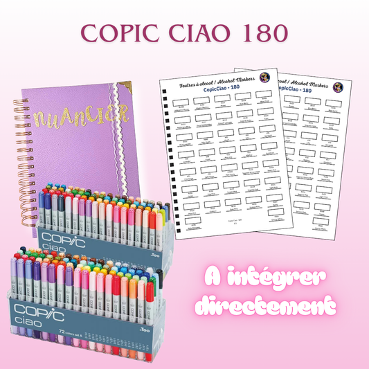 Nuancier COPIC CIAO x 180