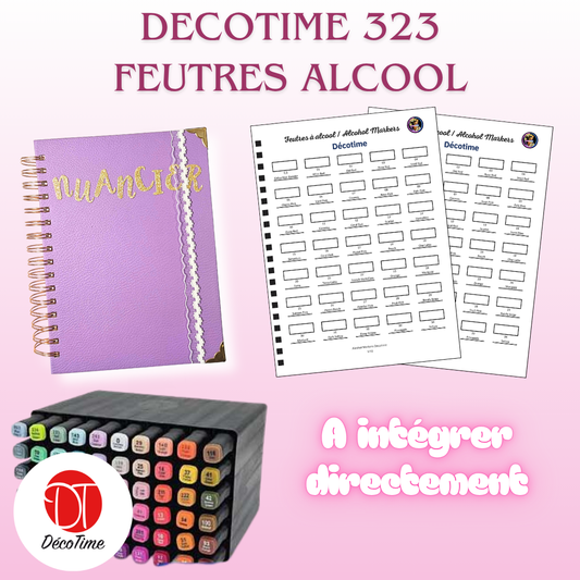 Nuancier DECOTIME Marqueurs à Alcool (TWINMARKERS) x 323