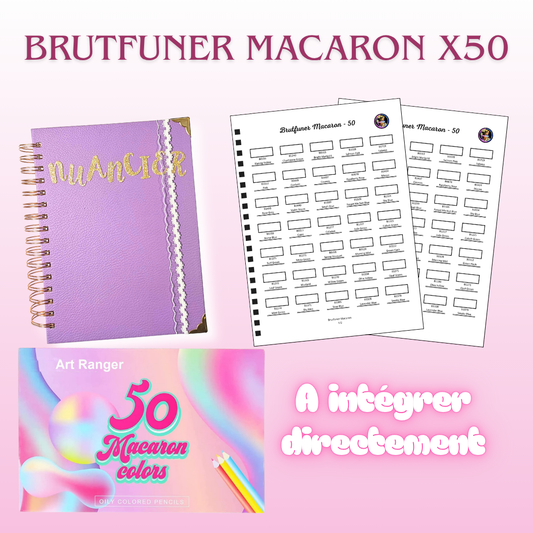 Nuancier BRUTFUNER Macaron x50