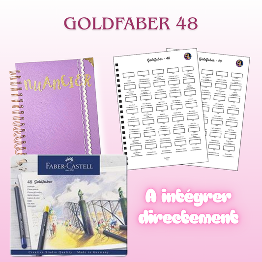Nuancier GoldFaber Crayons de Couleur Faber Castell x 48
