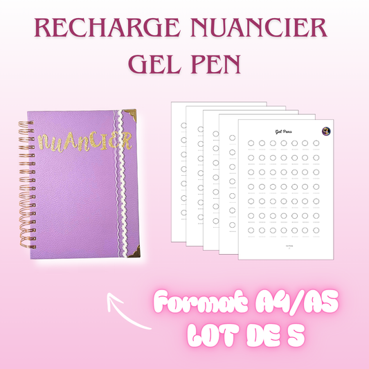 Recharge Nuancier Gel Pens (x 5)