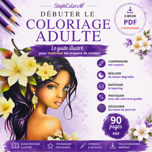 Débuter le coloriage adulte | Ebook PDF illustré