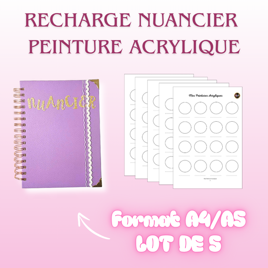Recharge Nuancier Mes Peintures Acryliques (x 5)