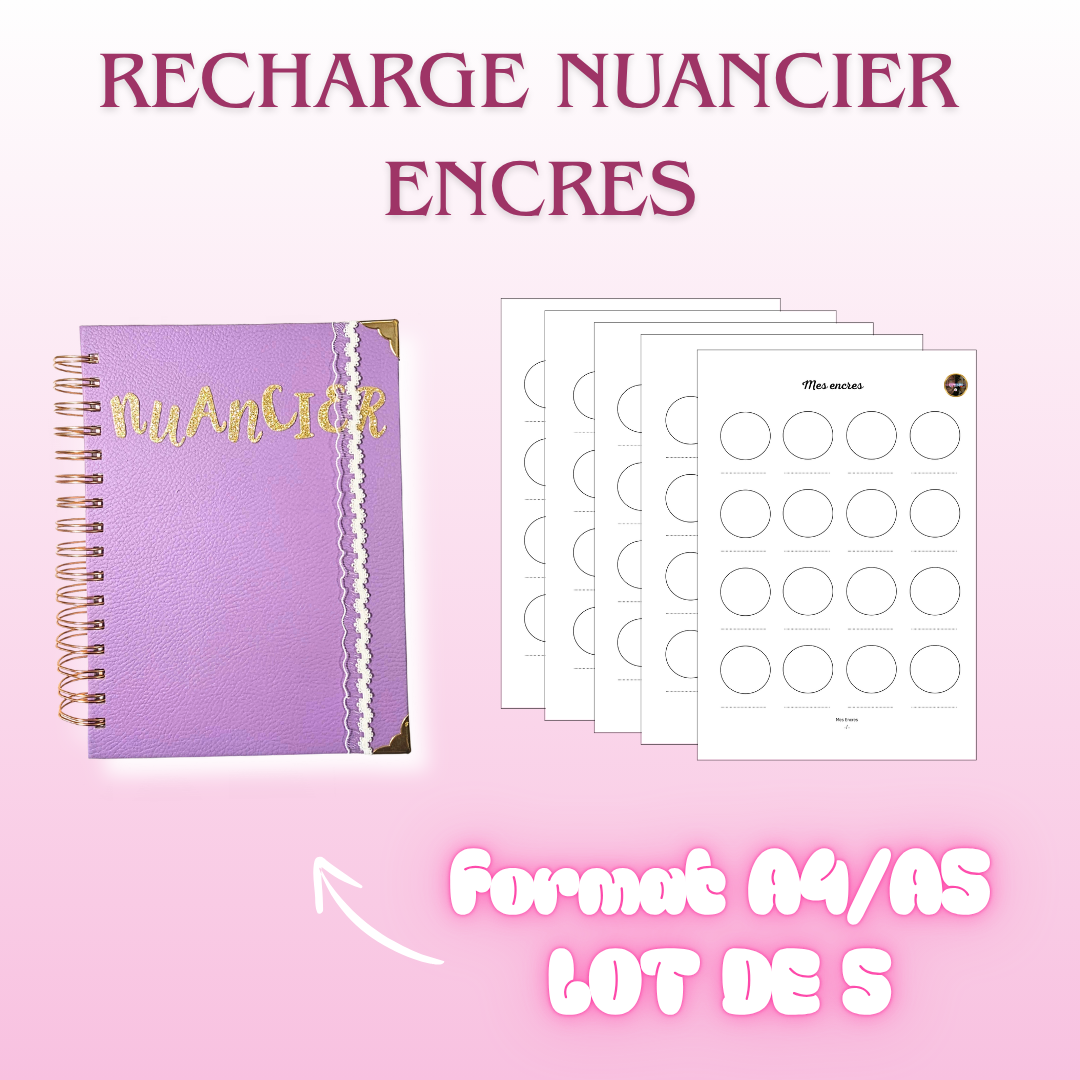 Recharge Nuancier Mes Encres (x 5)