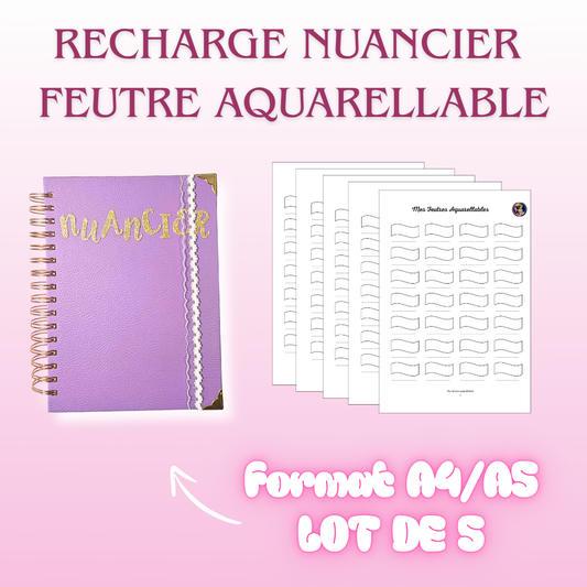 Recharge Nuancier Feutres Aquarellables (x 5)